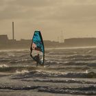 Surfer im Abendlicht des Skagerrak