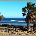 Surfer im Atlantik