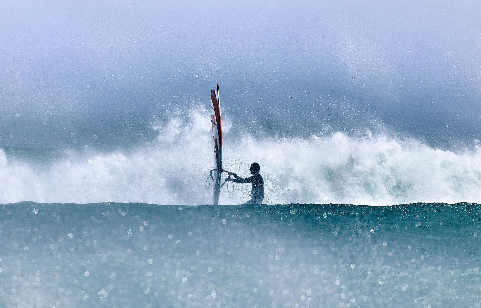 Surfer in Action