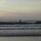 Surfer in Aktion