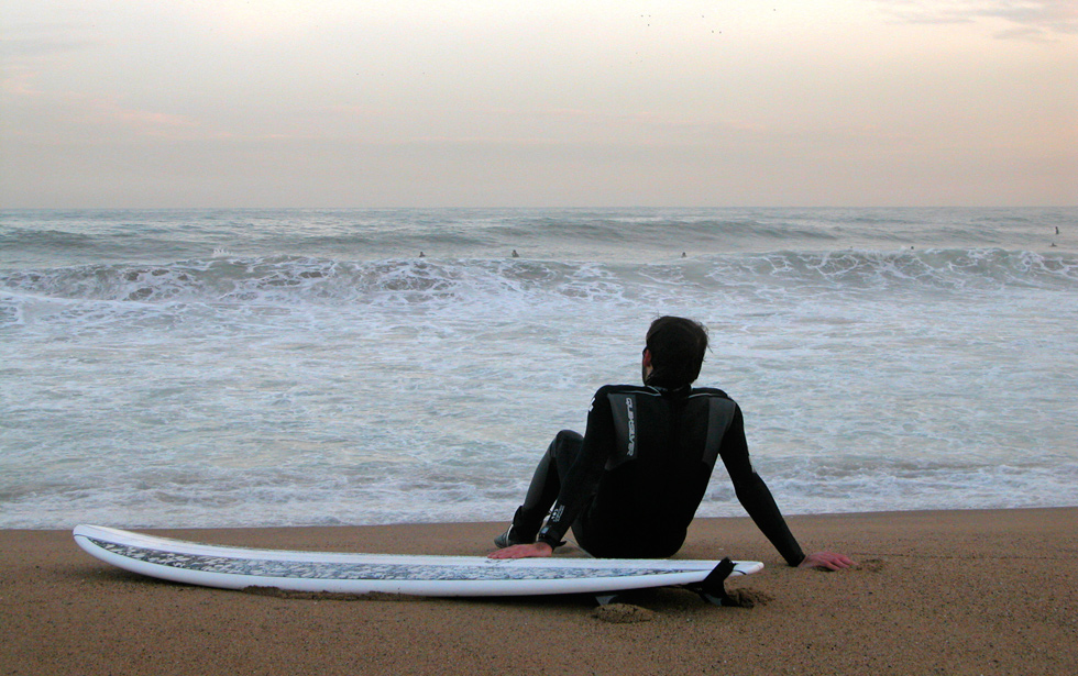 Surfer in Barcelona