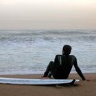 Surfer in Barcelona