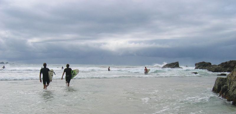 Surfer in Byron Bay