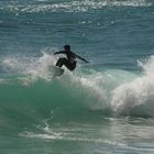 Surfer in Camps Bay, Capetown