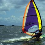 Surfer in den Friese Meeren