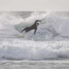 Surfer in der Nähe von Pointe Pen Hir