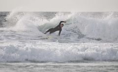 Surfer in der Nähe von Pointe Pen Hir