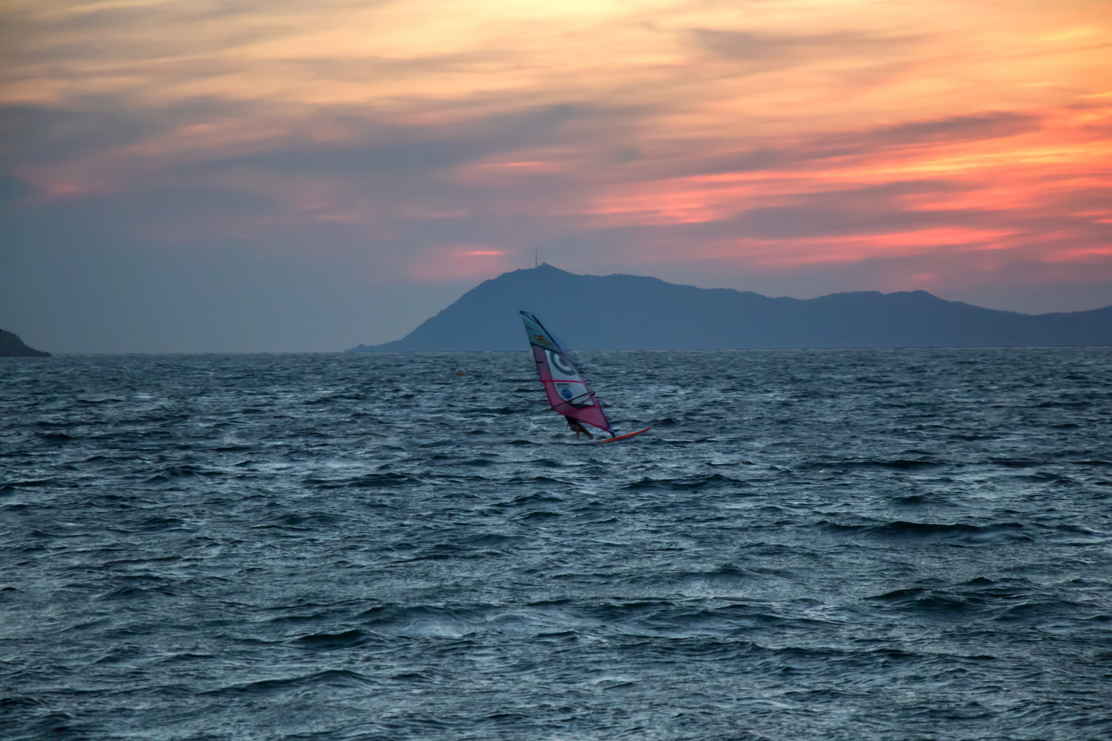 Surfer in Hyeres, Cote d'Azur