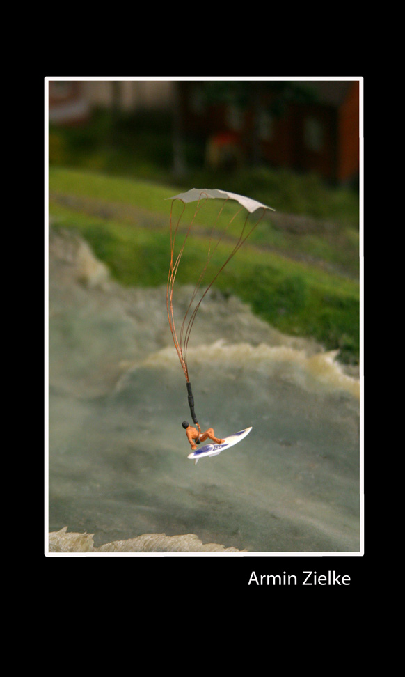 Surfer in Miniatur