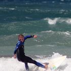 Surfer in Six Fours les Plages, Côte d'Azur