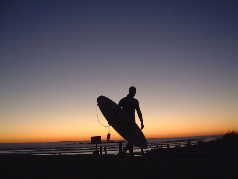 Surfer in Süd Afrika