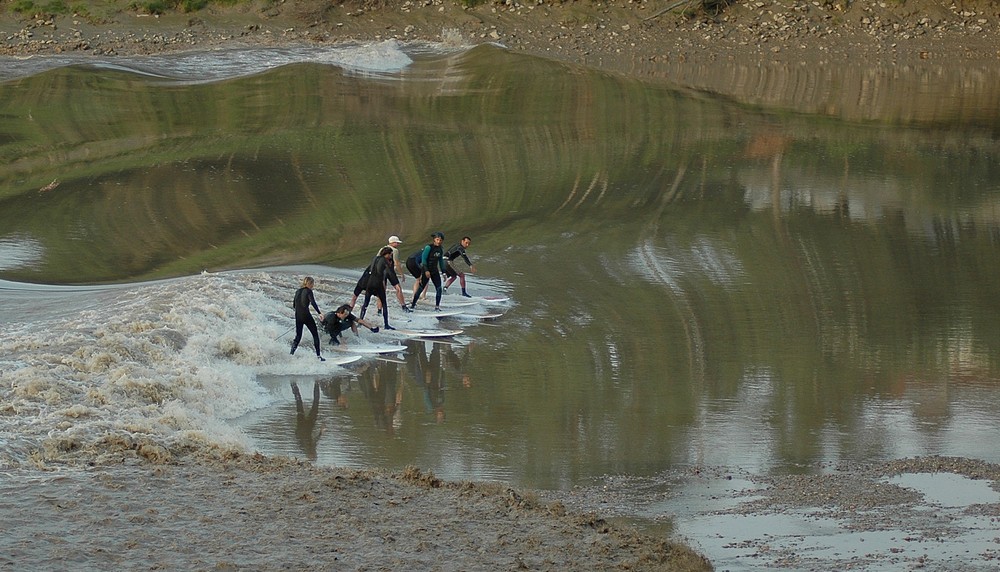 Surfer le Mascaret sur la Garonne