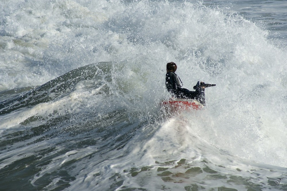 Surfer  sur la Côte Basque