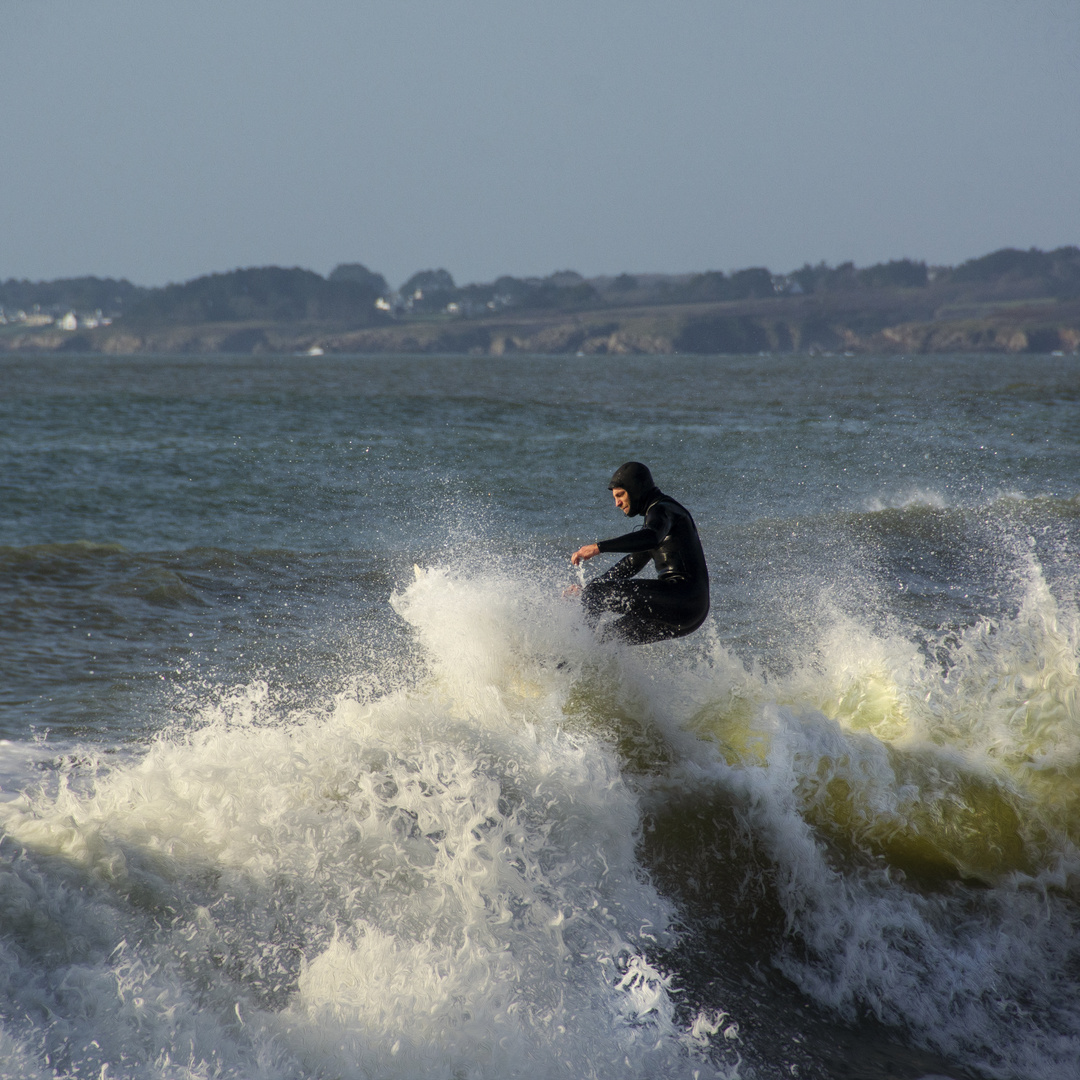 Surfer sur la vague