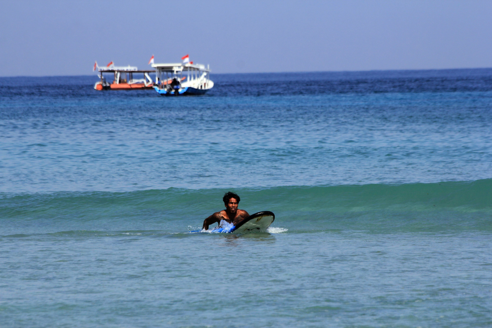 Surfer sur la vague