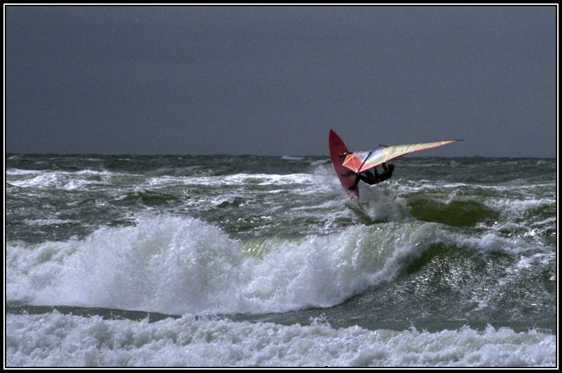 Surfer vor Sylt