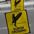 Surfers crossing!