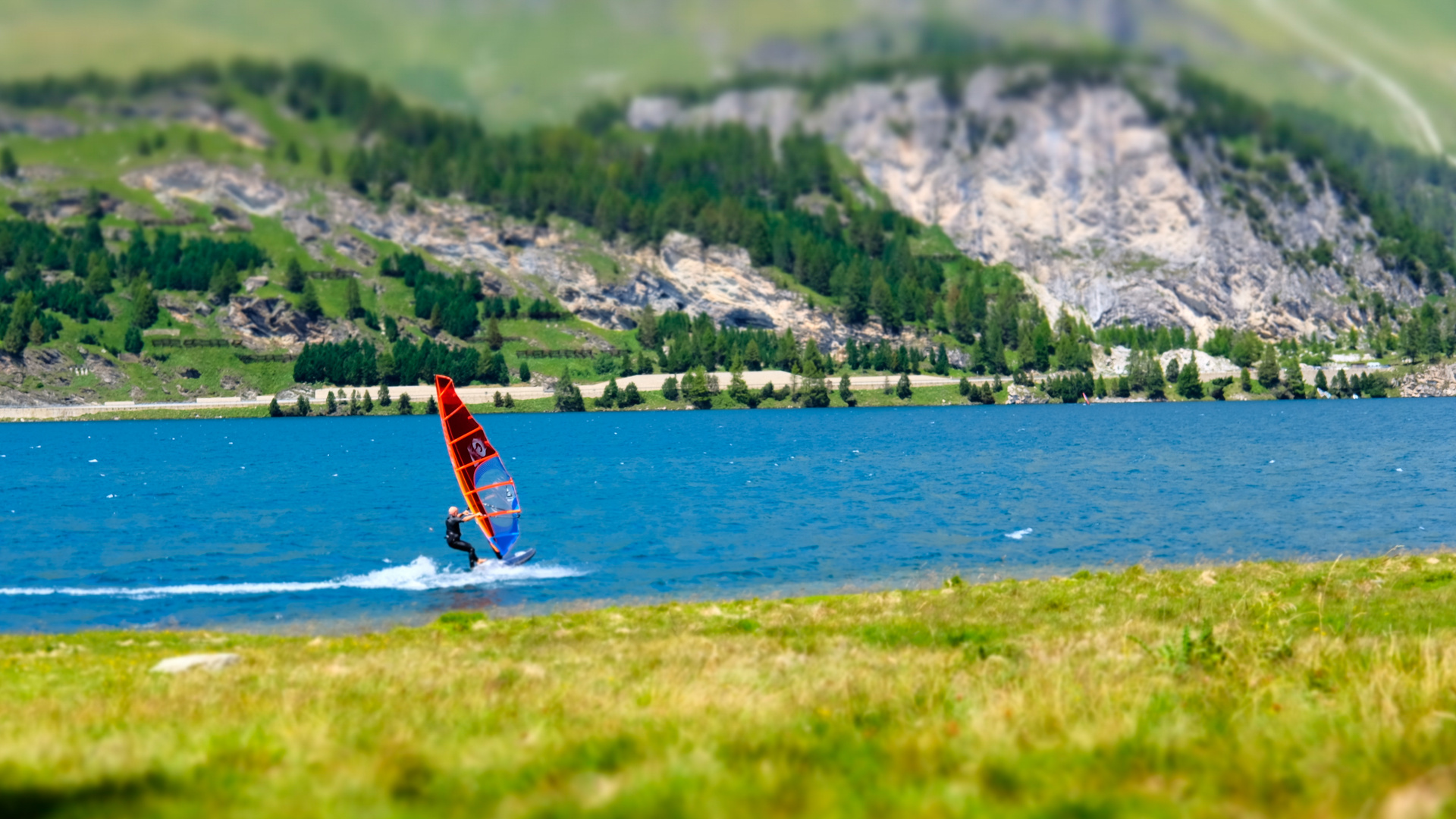 Surfer/Silsersee