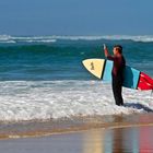  Surfeur Solitaire gêné par le Soleil 