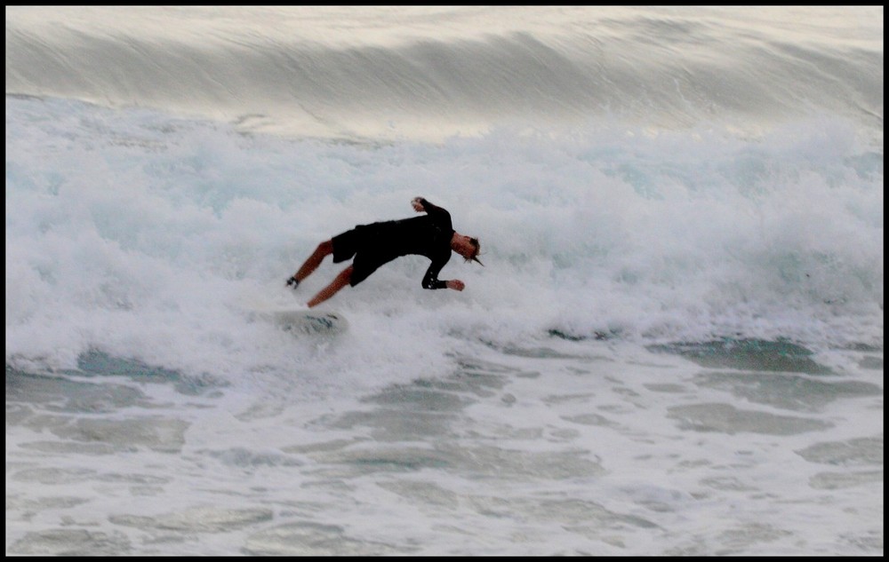 Surfeurs à Biarritz - objectif 70/200 F4L USM