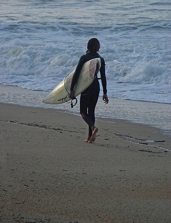 surfeuse du soir