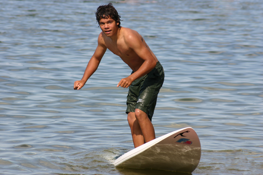 Surfin' at lake chiemsee