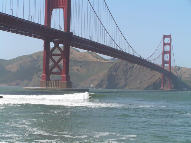 Surfin' the Golden Gate