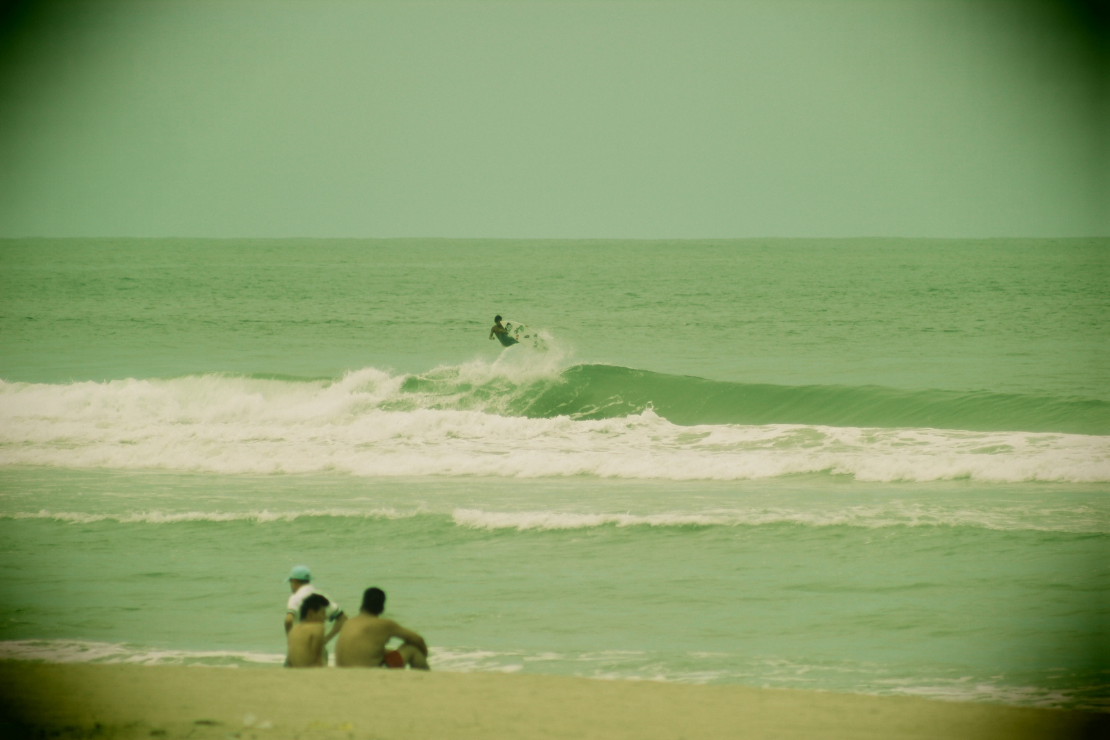 Surfing in Acapulco