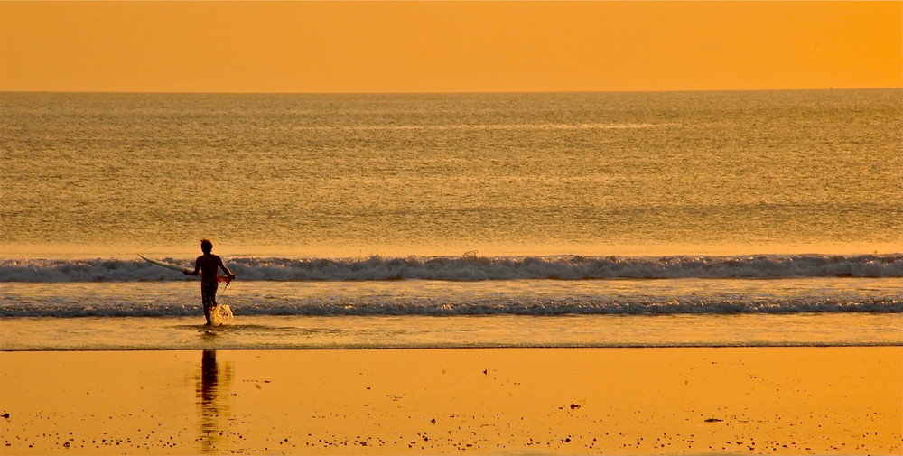 Surfing in Bali