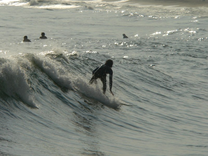 Surfing in Barcelona