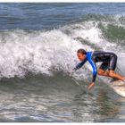 Surfing in Levanto - 2