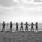 Surfing lesson.