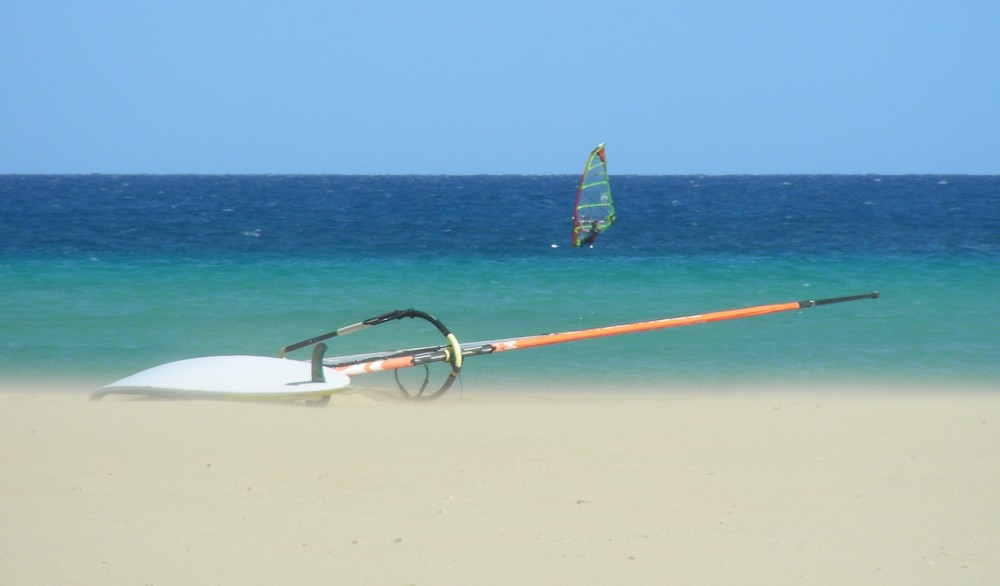 Surfing on Fuerteventura