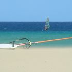 Surfing on Fuerteventura