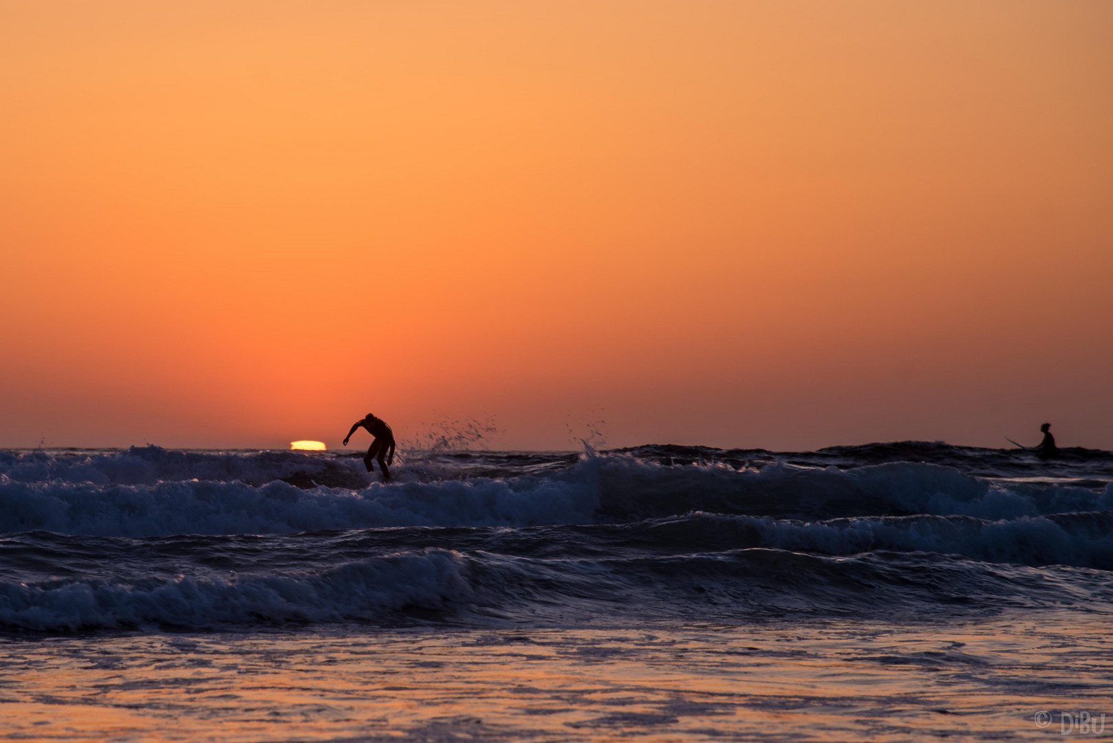 Surfing sun