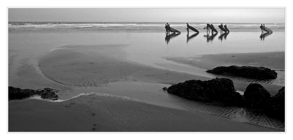 Surfing Wales