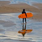 Surfista en Zarautz