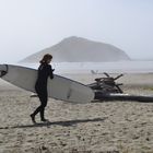Surfista sul Pacific rim national park