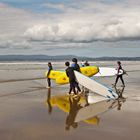 Surfschule am Strand von Rossnowlagh