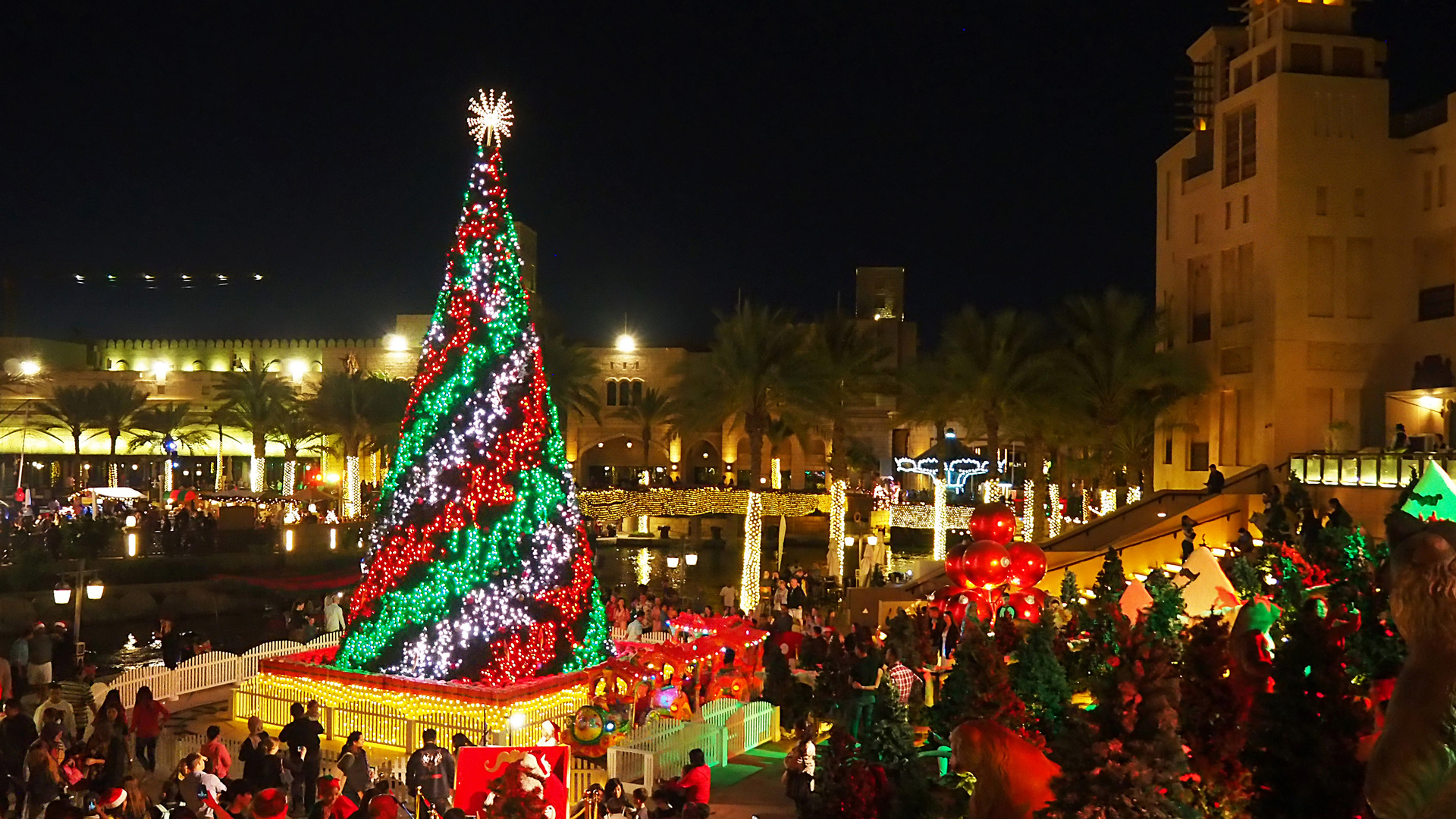 Surprenante décoration de fin d’année à Dubaï