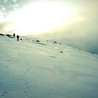 Surreal Hike Into Deep Snow.