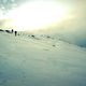 Surreal Hike Into Deep Snow.