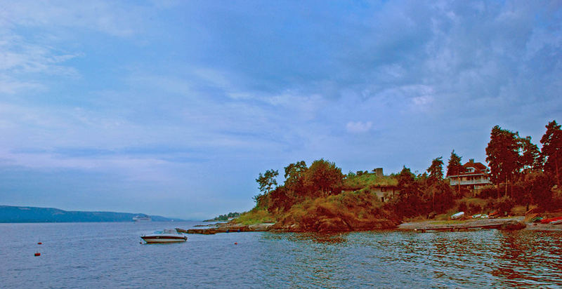 Surreal landscape in Norway