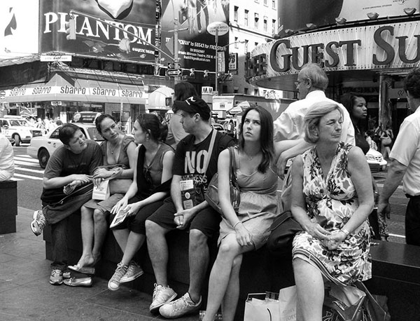 Surrounded by Time Square