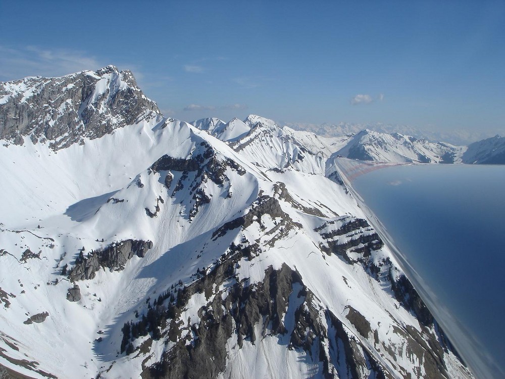 survol des Alpes en planeur