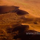 Survol des dunes de Namibie