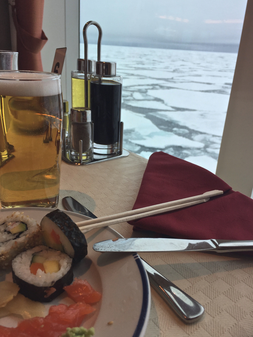 Sushi im Packeis, Kvitøya, Svalbard