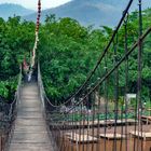 Suspension bridge over the Mae Chaem River