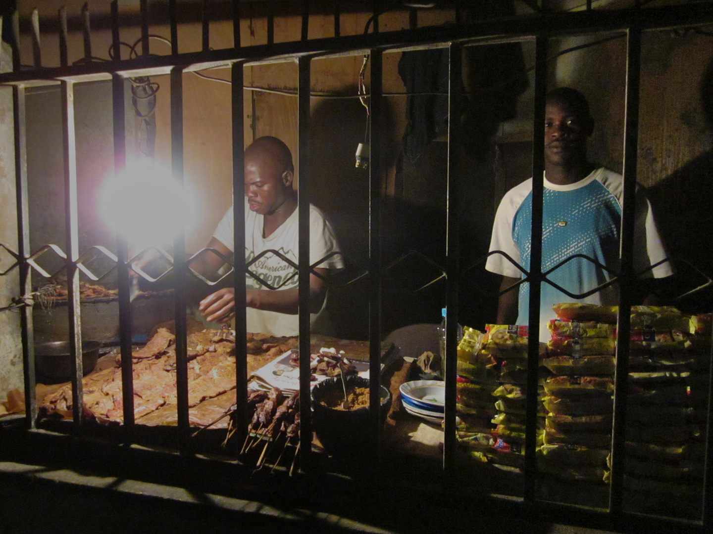 Suya, hot meat, Nigeria, Benin City, August 2011 