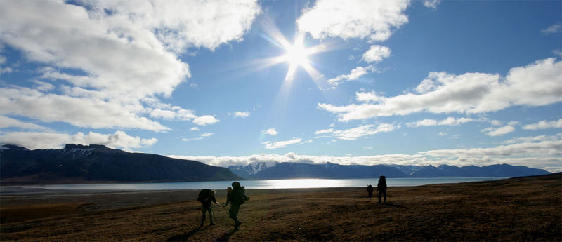 Svalbard irgendwann am Tag